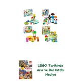 Lego 10989 + 10423 + 10457 + 10441 Duplo Seti 598