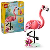 Lego 31170 288 Parça Creator 3'ü 1 Arada Vahşi Hayvanlar Pembe Flamingo