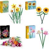 Lego 40747 + 40524 + 10342 + 40647 Botanicals Seti 300
