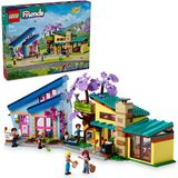 Lego 42620 1126 Parça Friends Olly ve Paisley'nin Aile Evleri