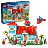 Lego 43268 834 Parça Disney Lilo ve Stiç Plaj Evi Oyuncak Yapım Seti