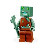 Lego 5701274744033 Minecraft Drowned Zombie Orijinal Minifigür
