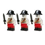 Lego 5701418764010 Orijinal Minifigürler Pirate Man Iskelet Korsan Orijinal Minifigür