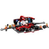Lego 60443 City 322 Parça City Ferrari Arabalı F1 Pit Stop ve Pit Ekibi