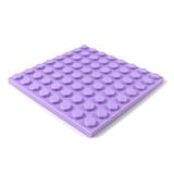 Lego 6395856 Plate Modified 6x6 Flexible Rubber With Stitching Holes