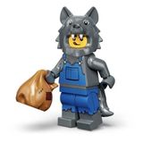 Lego 71034 Seri 23 Minifigür - 8. Wolf Costume