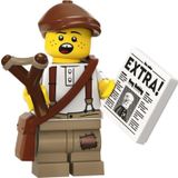 Lego 71037 Seri 24 Minifigür 12. Newspaper Kid