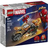 Lego 76335 Marvel Örümcek Adam Ghost Rider Motosikletine Karşı
