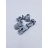 LEGO Aksesuar Custom Cylinder Half 1 X 2 X 1 Tuğla Açık Gri Silindir