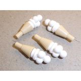 LEGO Aksesuar Custom Minifigür Beyaz Dondurma Taba Külah Cone 1 X 1 Koni