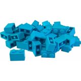 LEGO Aksesuar Custom Moc Creator Brick 1 X 2 Medium Azure Tuğla