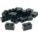 LEGO Aksesuar Custom Moc Creator Brick 1 X 2 Siyah Tuğla