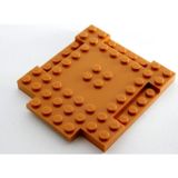 LEGO Aksesuar Moc Custom Şehir City 8 X 8 Plate Açık Kahverengi Düz Baseplate Taban Tuğla 1 Adet