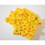LEGO Aksesuar Moc Custom Technic Brick 1 X 2 Pin Delikli Sarı Tuğla