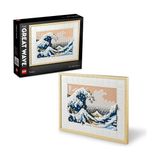 LEGO® Art Hokusai – Büyük Dalga 31208 – Yetişkinler için 6 Kanvas Zemin ve 1 Karo İçeren Yaratıcı Model Yapım Seti (1810 Parça)