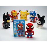 Lego Big Pixel Bricks 3D Örümcek Adam Büyük Boy Yapım Seti Dekoratif Koleksiyon Figürü