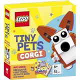 LEGO® Books. Tiny Pets: Corgi (with exclusive corgi mini-build, paper crafts, stickers and activity book)