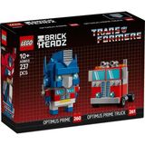 LEGO Brickheadz Optimus Prime Robot ve Araç Seti 100 Parça Kız Çocuklar İçin Hediye