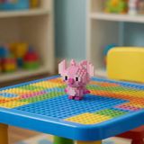 Lego Bricks 3D Stitch Angel Yapı Taşı Seti Dekoratif Eğlenceli Oyuncak Model 5Cm