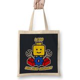 LEGO Bulding Academy Bez Çanta Uzun Saplı - Açık Bej - 40 X 40