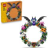 LEGO Cadılar Bayramı Çelengi 40825 – 12 Yaş ve Üzeri Çocuklar için Korku Temalı Dekoratif Ev Modeli Oyuncak Yapım Seti, Sezonluk Süslemeleri Sevenlere Yönelik Hediye Fikri (328 Parça)