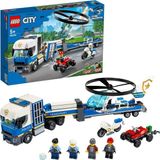 LEGO City 60244 Polis Helikopteri Nakliyesi 317 Parça ile Eğlenceli Oyun Seti Hediye Seçeneği