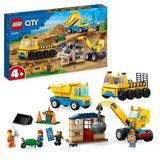 Lego City 60391 İnşaat Kamyonları ve Yıkım Gülleli Vinç