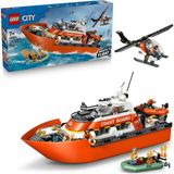 Lego City 60504 Sahil Güvenlik Kurtarma Botu ve Helikopteri 742 Parça Yapım Seti