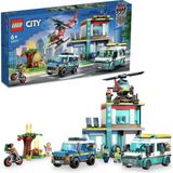 Lego® City Acil Durum Araçları Merkezi 60371-6 Yaş Ve Üzeri Çocuklar Için Polis, İtfaiye Ve Ambulans