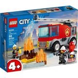 Lego City Merdivenli İtfaiye Kamyonu 60280 Yapım Seti; Çocuklar Için Eğlenceli İtfaiye Oyuncağı Yapı