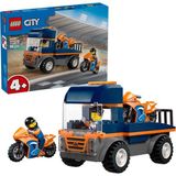 LEGO City Motosiklet Taşıyıcı 88 Parça 4+ Yaş Minifigürlü Yapı Oyuncağı 60491 - Standart