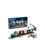 Lego City Vinç Ve Kamyonlu Liman Yük Treni 7+ Yaş 803 Parça Yapı Oyuncağı 60509