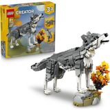 Lego Creator 31393 Ormanı Hayvanları Gri Kurt