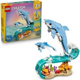LEGO Creator 3'ü 1 Arada Deniz Hayvanları: Güzel Yunuslar 542 Parça 9+ Yaş Yapı Oyuncağı 31385 - Standart