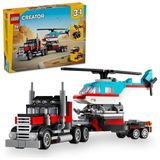LEGO ® Creator 3'ü 1 Arada Helikopterli Açık Kasa Kamyon 31146 - 100 Parça Hediyelik Yaratıcı Oyuncak