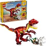 LEGO Creator 3’ü 1 Arada Vahşi Dinozor 8+ Yaş 283 Parça Yapı Oyuncağı 31379 - Standart