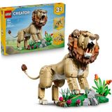 LEGO® Creator 3’ü 1 Arada Vahşi Hayvanlar: Görkemli Aslan 31386 - 9+ Yaş için Figürler İçeren Oyuncak Yapım Seti (839 Parça)