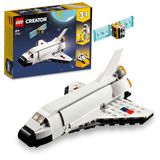 LEGO Creator Uzay Mekiği 31134 | 6 Yaş ve Üzeri Çocuklar için Astronot Figürüne Dönüşebilen Oyuncak Yapım Seti, Hediye Fikri (144 Parça)