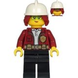 Lego CTY1211 Fire Chief Female Freya Mccloud Mini Figür