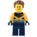 Lego CTY1536 Custom Car Garage Driver Male