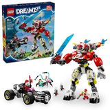 Lego Dreamzzz 71497 Cooper'ın Kaplan Robotu ve Zero'nun Hot Rod Arabası