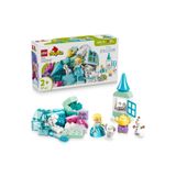 LEGO ® DUPLO® | Disney Elsa ve Olaf ile Karlar Ülkesi Kutusu 10462 – 2+ için Oyuncak Yapım Seti (37P)