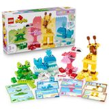 LEGO® DUPLO® Hayvan Yapma Oyunu Eğitici Oyuncak 10472 – 3 Yaş ve Üzeri için Resimli Kartlar İçeren Oyuncak Yapım Seti (94 Parça)