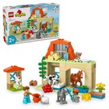 Lego® Duplo® Kasabası Çiftlikte Hayvanların Bakımı 10416 - 2 Yaş ve Üzeri Çocuklar Için Rol Yapma Faaliyetlerini Teşvik Eden Oyuncak Inek, Koyun, Tavuk ve At Içeren Eğitici Oyuncak Yapım Seti (74 Parç