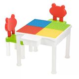 Lego Duplo Uyumlu 2 Sandalyeli 81 Parça Bloklu Mega Aktivite Masası