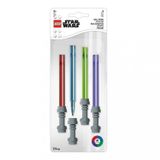 LEGO Gear 52875 4 Gel Pens Star Wars Lightsaber