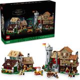 Lego Icons 10332 Medieval Town Square 3304 Parça Renkli Oyun Seti