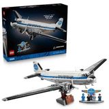 LEGO Icons Douglas Dc-3 Pan Am Uçağı 11378 - Yetişkinler Için Dekoratif Vintage Uçak Modeli Yapım Seti (1903 Parça)
