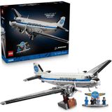 LEGO Icons Douglas Dc-3 Pan Am Uçağı 1903 Parça 18+ Yaş Dekoratif Vintage Uçak Modeli Yapım Seti 11378 - Standart
