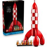 LEGO Ideas Tintin Ay Roketi 1283 Parça 18+ Yaş Dekoratif Yapı Oyuncağı 21367 - Standart